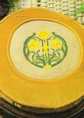 Daffodils - Art Nouveau by Jill Oxton from Jill Oxtons Cross Stitch Australia 5 PCS