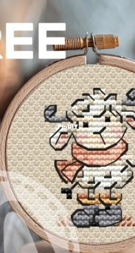 ModaVationXStitch - Mini Lamb by Tatyana Shayko  Free