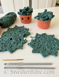Sweater Babe - Katherine Fedewa - N 358 Succulent Coaster Set