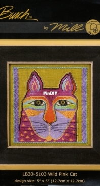 Mill Hill - Laurel Burch LB30-5103 Wild Pink Cat