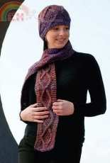 Diamonds Hat & Scarf by Susie Bonell -Free
