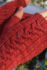 Humanity Fingerless Gloves by Denise Lotter -Free