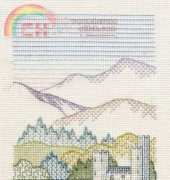 Derwentwater Designs CB09 Brackenrigg Castle (Blackwork)