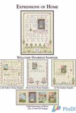 CW Designs HS2 - Expressions of Home - Welcome Doorway Sampler