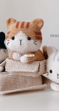 Mochi Crochi - Catloaf in the box - Russian - Translated
