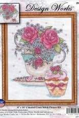 Design Works 2851  Teacup Roses