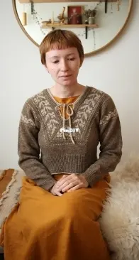 Bifurca Pullover by Teti Lutsak