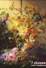 7 Elephants / 7 слоников325 Flowers Fruit Bird and Butterfly
