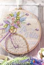 Style On Wheels Bicycle Hoop by Durene Jones from Cross Stitch Gold 135 XSD