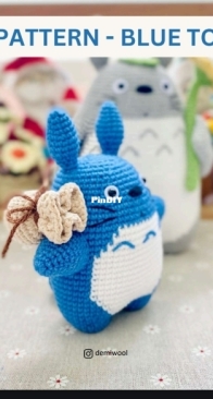 Demiwool - Demi Tran - Blue Totoro - Free
