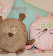 Moda Bake Shop-Puppy and Kittie Softies-Free Pattern