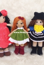 Noga Crochet Store - Jesoulive - Jesy, Olivia and Sou Three Dolls Updated