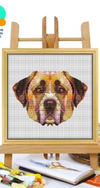 Awesome Pattern Studio - CS2100 - Mandala Anatolian Shepherd Dog XSD