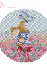 DMC K730RU Country Companions - Mouse and Butterfly