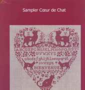 Isabelle Vautier 50521 Coeur Sampler Chats