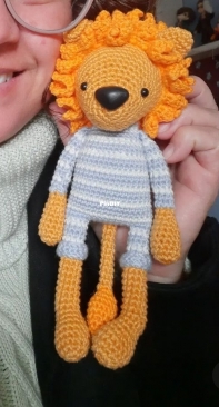 Cutie me -Lion in pajamas