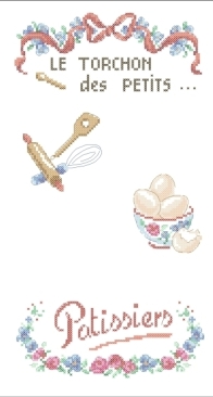 Les Brodeuses Parisiennes LBP - Torchon : Atelier des petits patissiers XSD + PCS