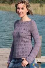 Lavender Honey pullover by Agnes Kutas-Keresztes