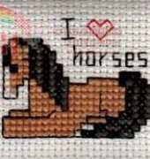 Idle Time Designs I love Horses