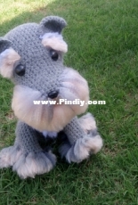 Schnauzer amigurumi