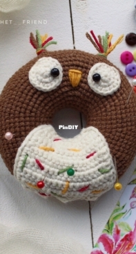 CrochetFriendToy - Anastasia Smolyakova - Donut Owl