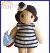 HandMadeAwards Sailor Girly Doll With Toy Boat