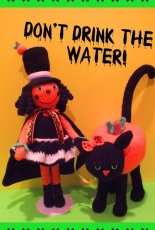 Connie Hughes Designs - Raven Doll and Her Cat - Free