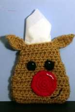 Too Yarn Cute - Stacy Rhoads - Reindeer Tissue Pouch
