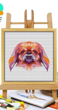 Awesome Pattern Studio - CS2136 - Mandala Pekingese XSD