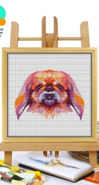 Awesome Pattern Studio - CS2136 - Mandala Pekingese XSD