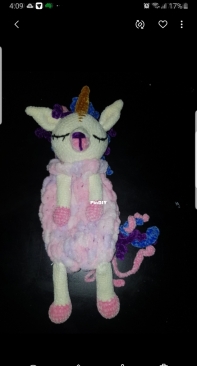 Unicorn pajama bag