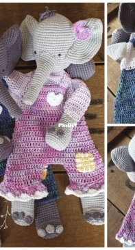M and M Crochet Designs - Melanie Grobler - Melly Teddy Ragdoll Eliah Ellie
