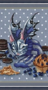 Blueberry Dragon by Nadezhda Kazarina XSD