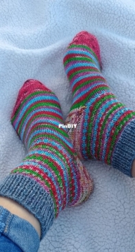 Magical Night Socks by Amy Kate Sutherland
