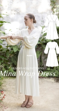 Silversaga Patterns - Mina wrap dress