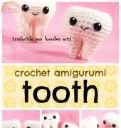 Crafty Alien - Lisa Eberhart - Tooth Amigurumi - Muelas Amigurumi - Spanish - Translated