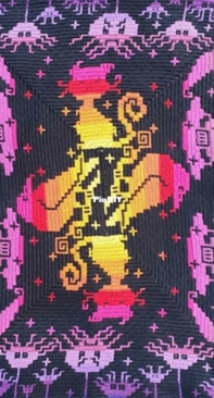 AdO Crochet Designs - Anneke den Outer - Halloweenies Halloween throw