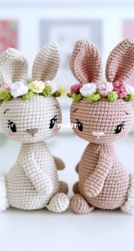 Sarahs Hooks and Loops - Sarah K Wright - Blossom the Bunny