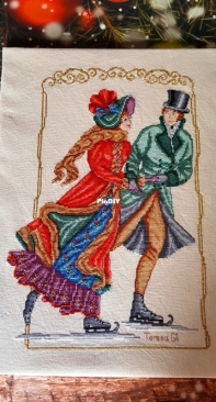 Teresa Gil Design Skating in Love Victorian Lady