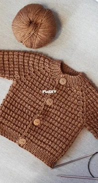 Mattis Cardigan + Hat by Evelin-German-Free