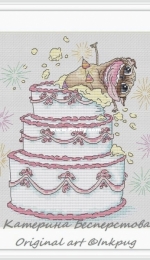 Pugs Series - Pug And Here Is The Holiday by Katerina Besperstova