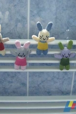 Twins-Amigurumi Pocket Bunny by Ala Ela-Free