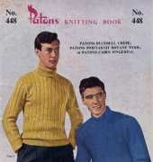 Patons 448. Young Mens Pullovers