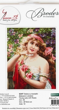 Luca-S B549 Young Lady with Roses XSD
