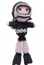Ada Lovelace Day - Dr Eugenie Clark Amigurumi Ichthyologist Crochet Pattern - Free
