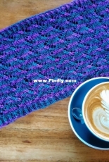 Crocodile Run Cowl by Jenna Osborn-Free