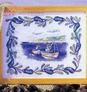 Retour de Pêche from Ouvrages Broderie Thématique 24 - June 2006