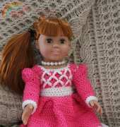 Sick Lil Monkeys- Princess Ansleighs Sweet Heart Doll Dress