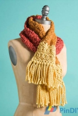 Outer Fun & Fast Scarf by Virginia Sattler-Reimer-Free