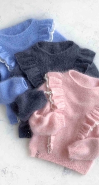 Comely babys jumper by Maya Zimina - Детский джемпер - Russian